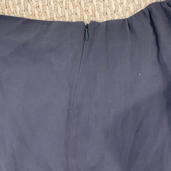 Eileen Fisher Dark Blue Midi Skirt - Picture 6 of 6